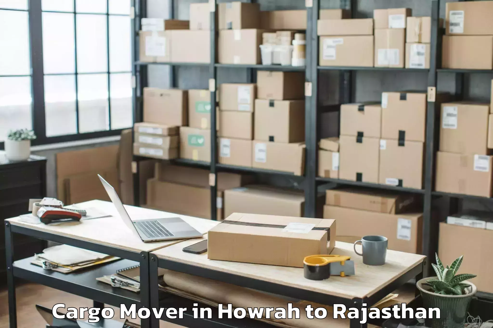 Affordable Howrah to Peepalkhoont Cargo Mover